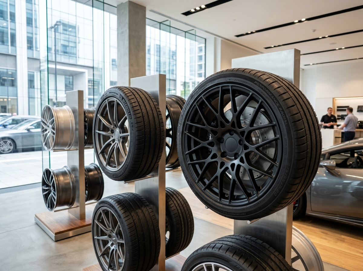 SHIV SAI Tyre & Alloy Wheel Display
